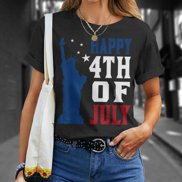 Patriotic Usa July 4Th Happy 4Th Of July Unisex T-Shirt Gifts for Her