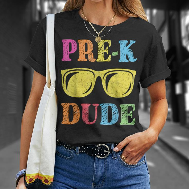 Pre-K Dude Back To School First Day Of Preschool T-Shirt Gifts for Her