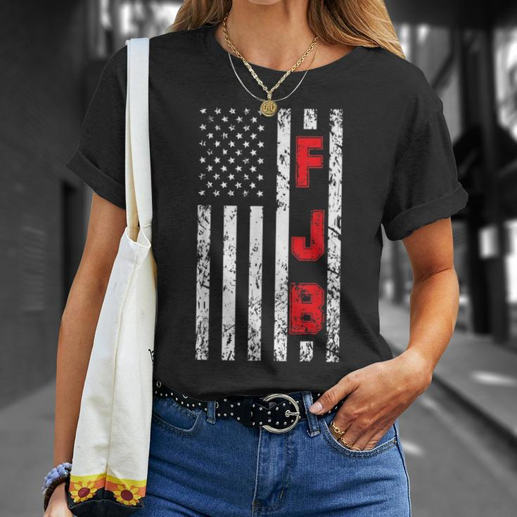 Pro America Usa Us Flag Fjb Funny Saying Quote Vintage Usa Funny Gifts Unisex T-Shirt Gifts for Her