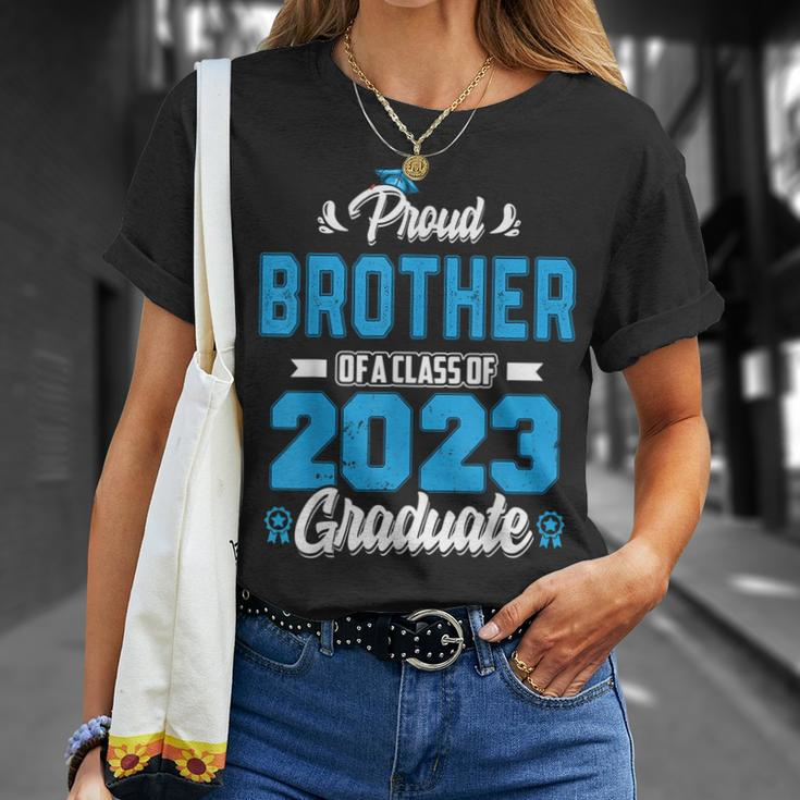 Proud Brother Of A Class Of 2023 Graduate Graduation Men Unisex T-Shirt Gifts for Her