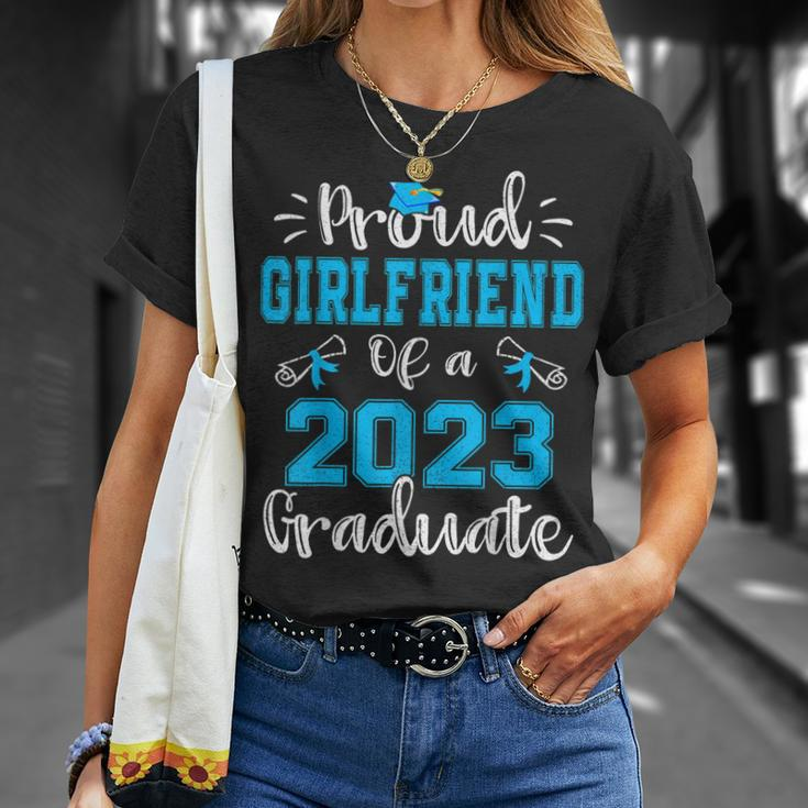 Proud Girlfriend Of A Class Of 2023 Graduate Senior 23 Unisex T-Shirt Gifts for Her