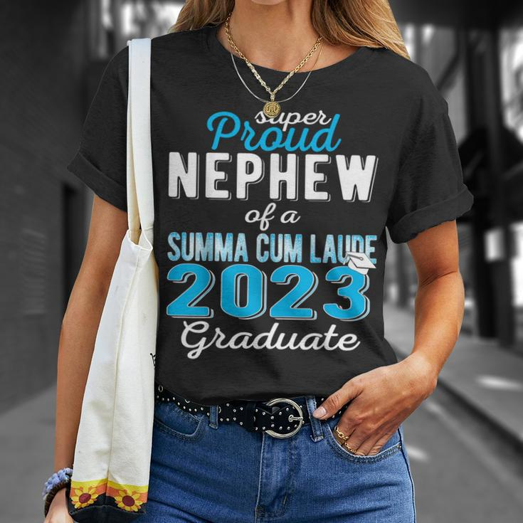 Proud Nephew 2023 Summa Cum Laude Graduate Class 2023 Grad Unisex T-Shirt Gifts for Her