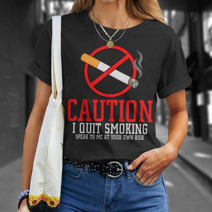 Quit Smoking Stop Smoke Free T-Shirt Gifts for Her