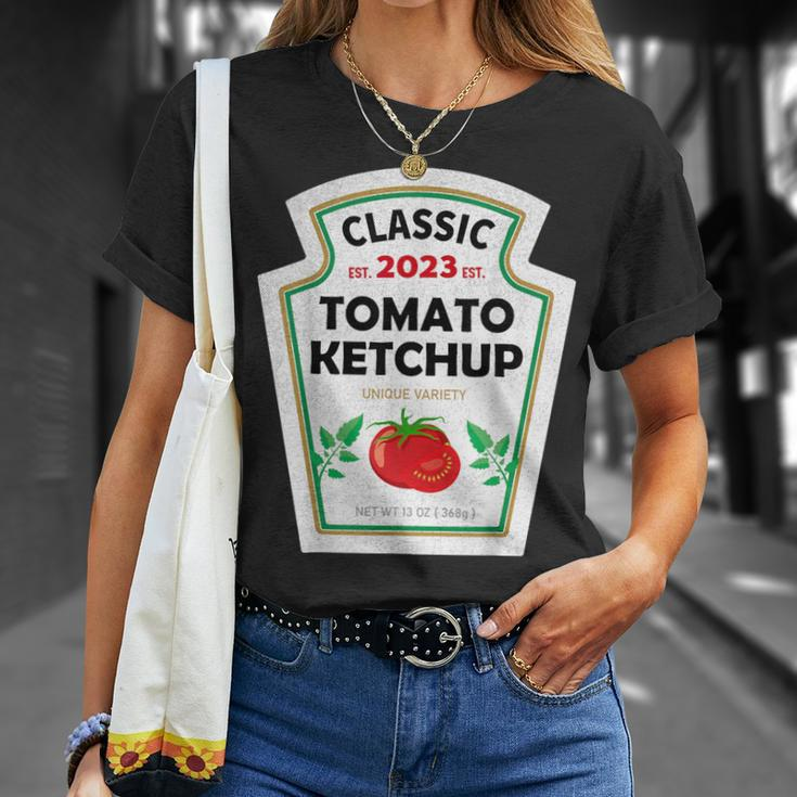 Red Ketchup Diy Costume Matching Couples Groups Halloween T-Shirt Gifts for Her