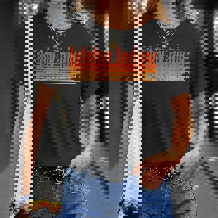 Retro 80S Style Sulphur Springs Tx T-Shirt Gifts for Her