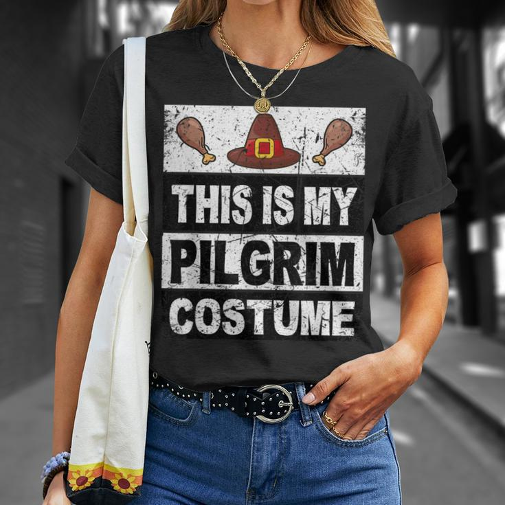 Retro Thanksgiving Pilgrim Costume Turkey Day Boys T-Shirt Gifts for Her