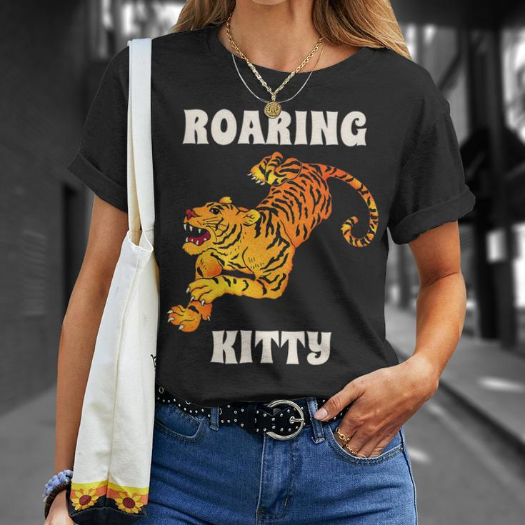 Roaring Kitty Dfv I Like The Stock To The Moon Unisex T-Shirt Gifts for Her