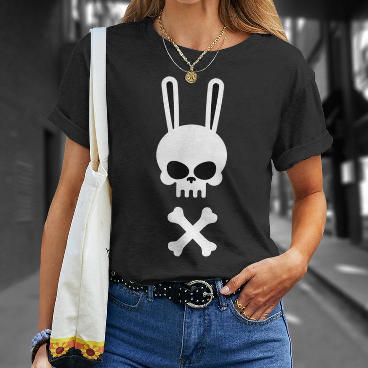 Scary Skull And Crossbones Bad Rabbit Horror Bunny Essential Scary ...