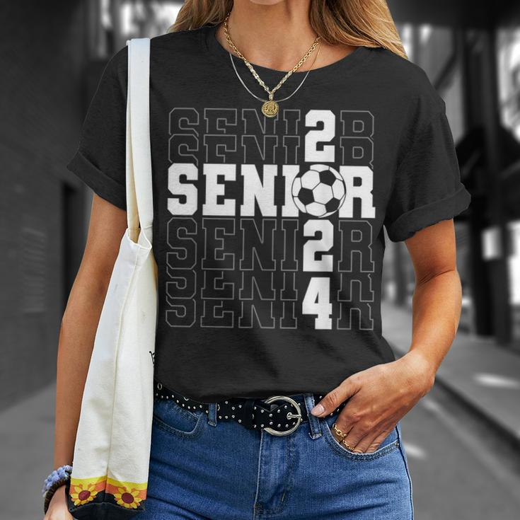 Senior 2024 Soccer Player Class Of 2024 Senior Graduation T-Shirt Gifts for Her