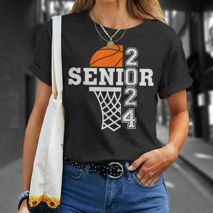 Senior Class Of 2024 Basketball Seniors Back To School Unisex T-Shirt Gifts for Her