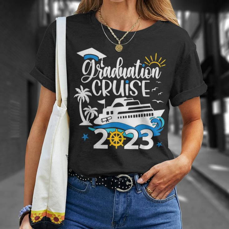 Senior Graduation Trip Cruise 2023 Aw Ship Party Cruise Unisex T-Shirt Gifts for Her