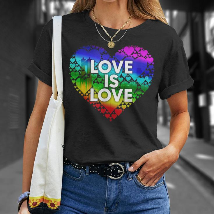 Sf Love Is Love Lgbt Rights Equality Pride ParadeUnisex T-Shirt Gifts for Her