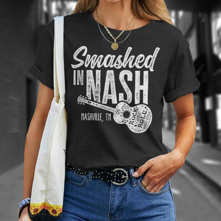 Smashed In Nash Drinking Party T-Shirt Gifts for Her