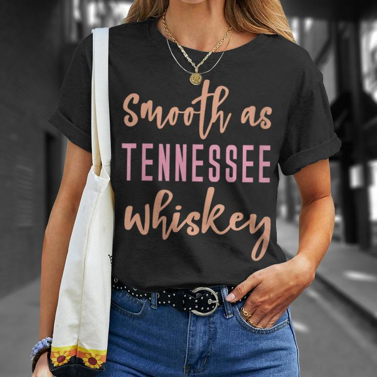 Smooth As Tennessee Whiskey Bride Bridesmaid Bridal Cowgirl Gift For Womens Unisex T-Shirt Gifts for Her