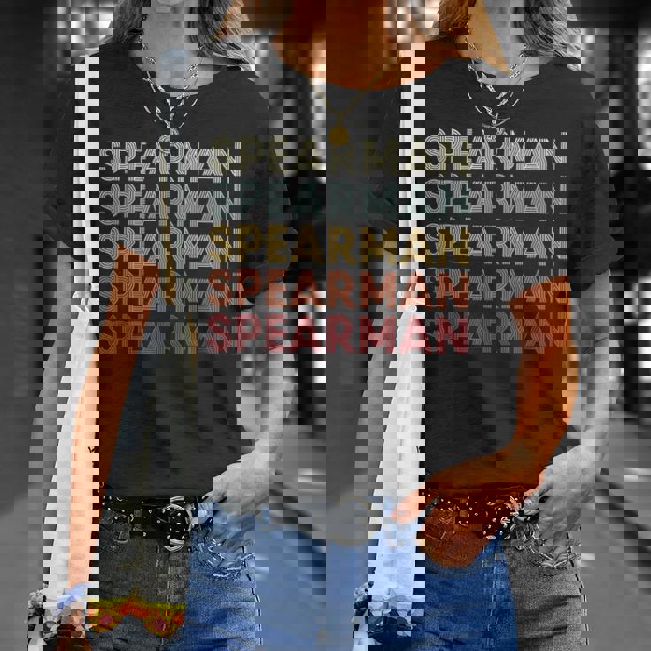 Spearman Texas Spearman Tx Retro Vintage Text T-Shirt Gifts for Her