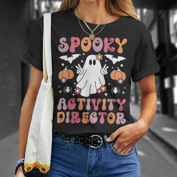 Spooky Activity Director Halloween Activity Coordinator T-Shirt Gifts for Her