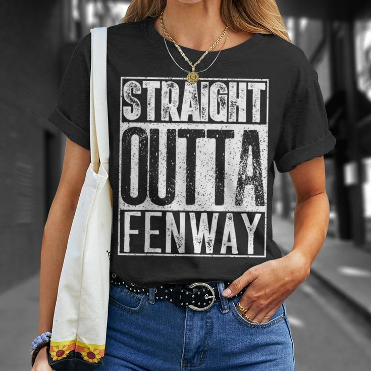 Straight Outta Fenway Cool Boston T-Shirt Gifts for Her