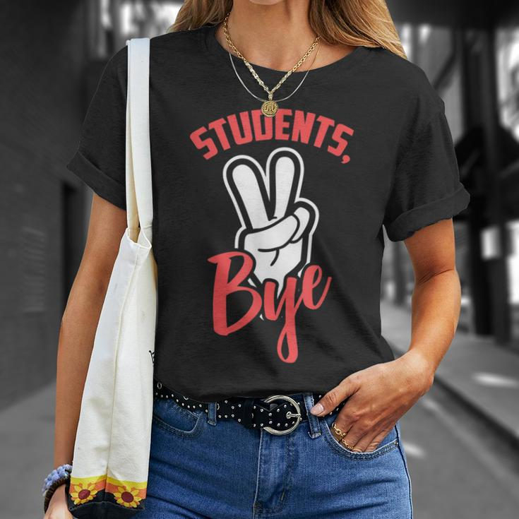 Students Bye Last Day Of School Graduation 2019 Unisex T-Shirt Gifts for Her