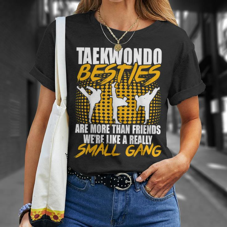 Taekwondo Besties Are More Than Friends T-shirt Gifts for Her