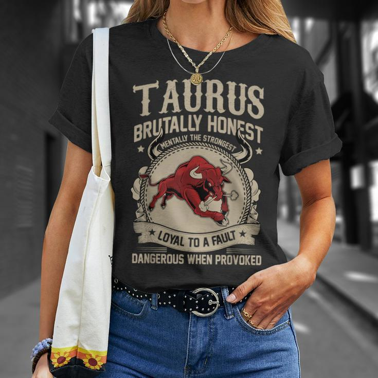 Taurus Bull Loyal To A Fault T-Shirt Gifts for Her
