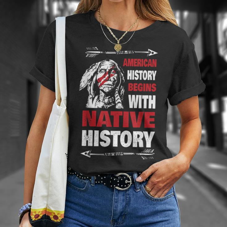History Native American T-Shirt Gifts for Her