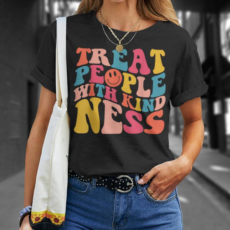 Treat People With Kindness Trendy Preppy Unisex T-Shirt Gifts for Her