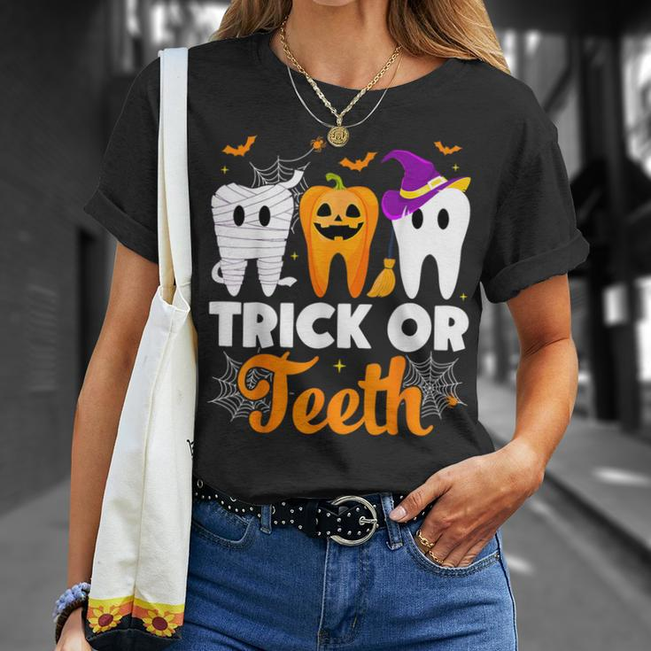 Trick Or Th Halloween Costumes Dental Assistant Dentist T-Shirt Gifts for Her