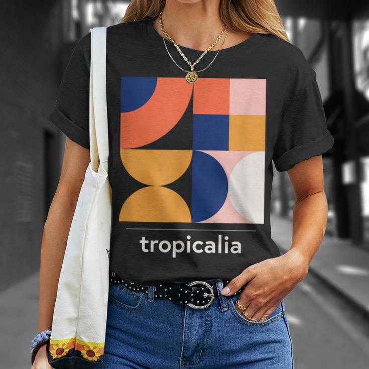 Tropicalia Vintage Latin Jazz Music Band T-Shirt Gifts for Her