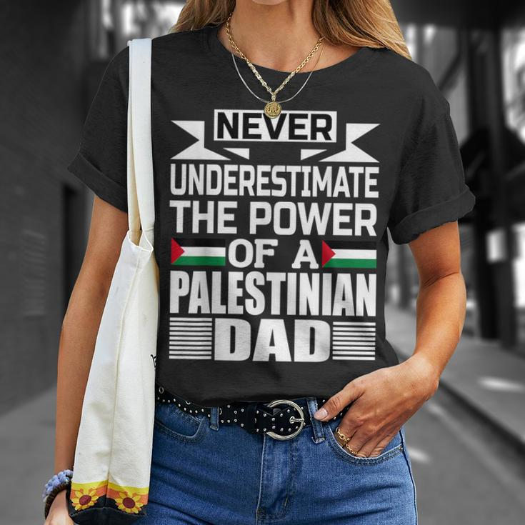 Never Underestimate The Power Of A Palestinian Dad T-Shirt Gifts for Her