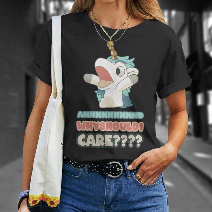 Unicorse | Why Should I Care Unisex T-Shirt Gifts for Her