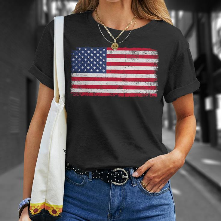 Usa Flag American Flag United States Of America Usa Patrioti Usa Funny Gifts Unisex T-Shirt Gifts for Her