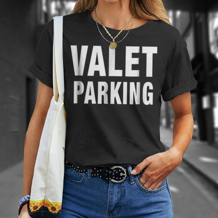 Valet Parking Car Park Attendants Private Party Unisex T-Shirt Gifts for Her