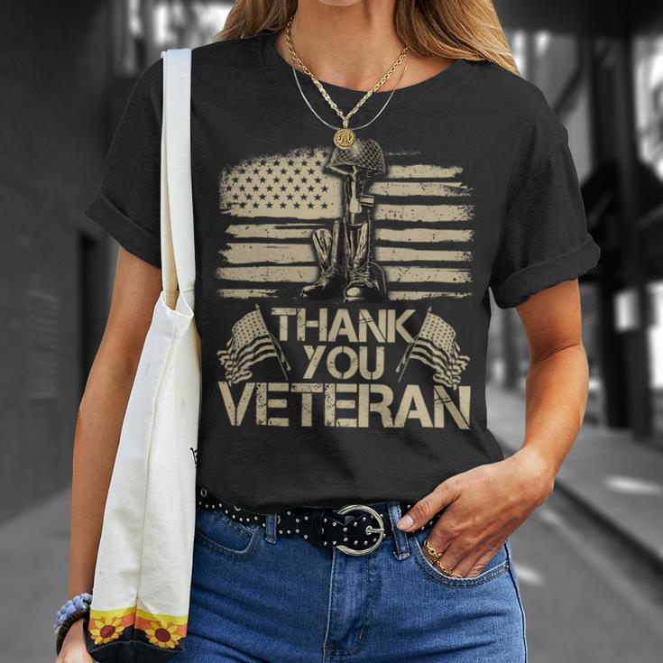 Veteran Vets Thank You Veterans Shirts Proud Veteran Day Dad Grandpa 29 Veterans Unisex T-Shirt Gifts for Her