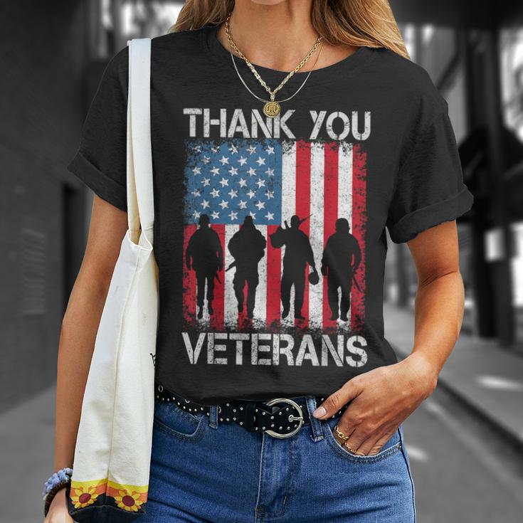Veterans Day Thank You Veterans Proud T-Shirt Gifts for Her