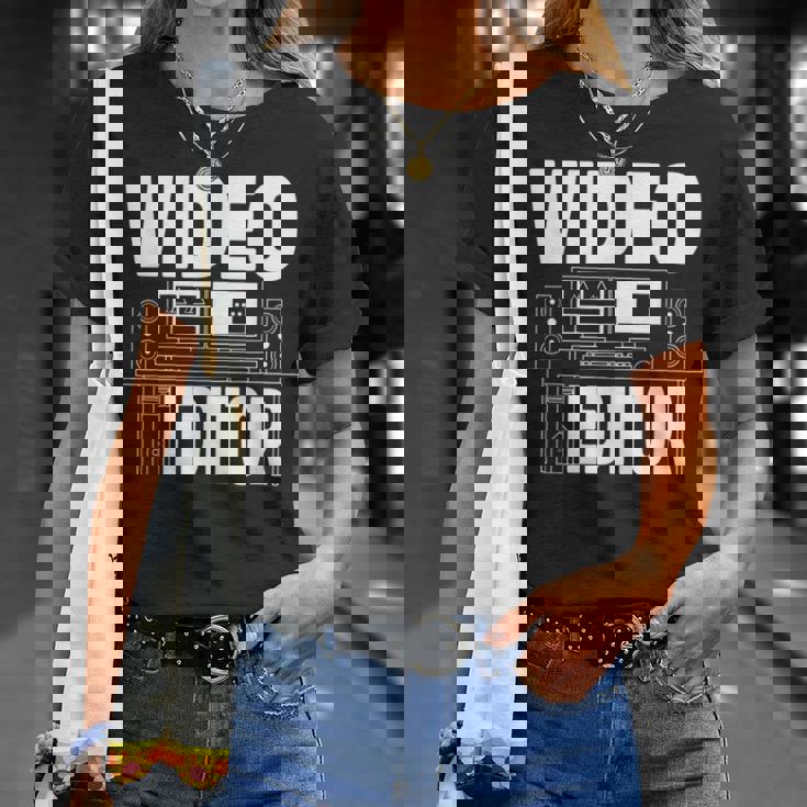 Video Editing Editor T-Shirt Gifts for Her