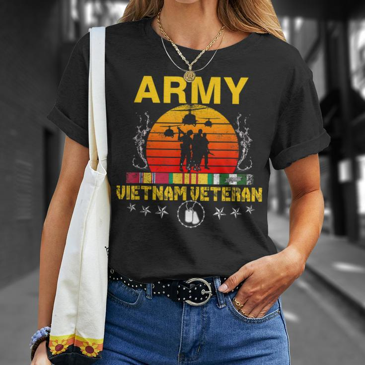 Vietnam Veteran Army | Proud Vietnam Veterans Gift For Mens Unisex T-Shirt Gifts for Her