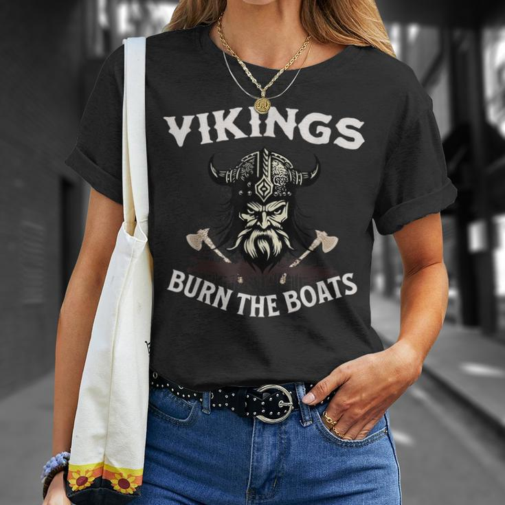 Vikings High School College Sports Motivation Unisex T-Shirt Gifts for Her
