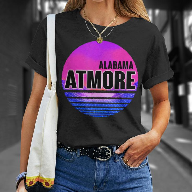 Vintage Atmore Vaporwave Alabama T-Shirt Gifts for Her