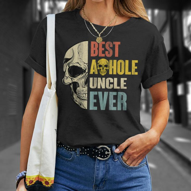 Vintage Best Asshole Uncle Ever Gift Idea For Men Unisex T-Shirt Gifts for Her