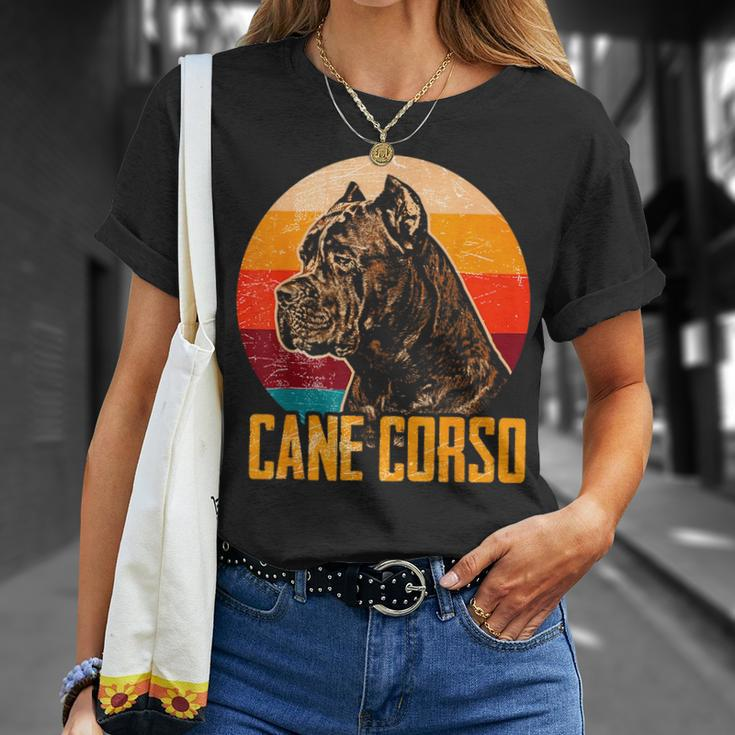 Vintage Cane Corso Lover Italian Dog Pet Cane Corso Unisex T-Shirt Gifts for Her