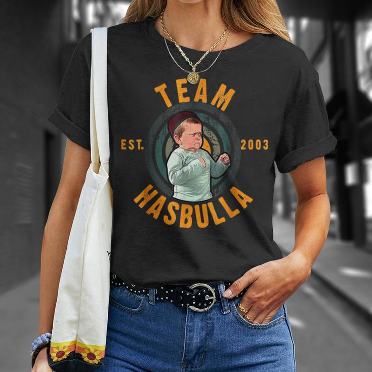 Vintage G O AHasbulla Kickboxing M M A Funny Meme Kickboxing Funny Gifts Unisex T-Shirt Gifts for Her