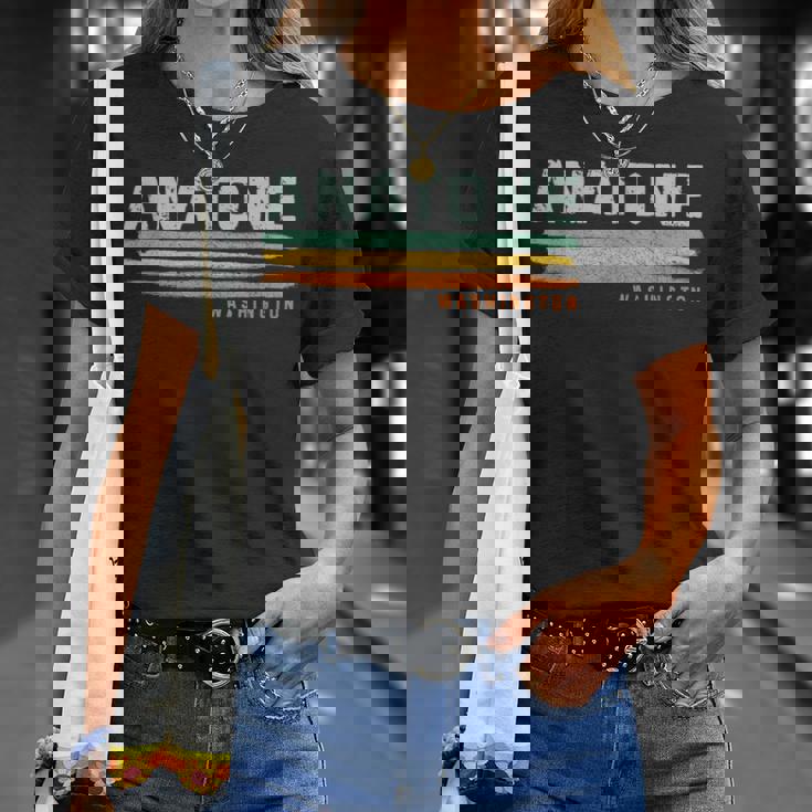 Vintage Stripes Anatone Wa T-Shirt Gifts for Her