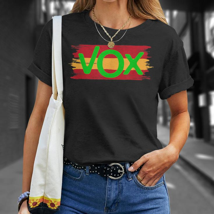 Vox Spain Viva Political Party T-Shirt Gifts for Her