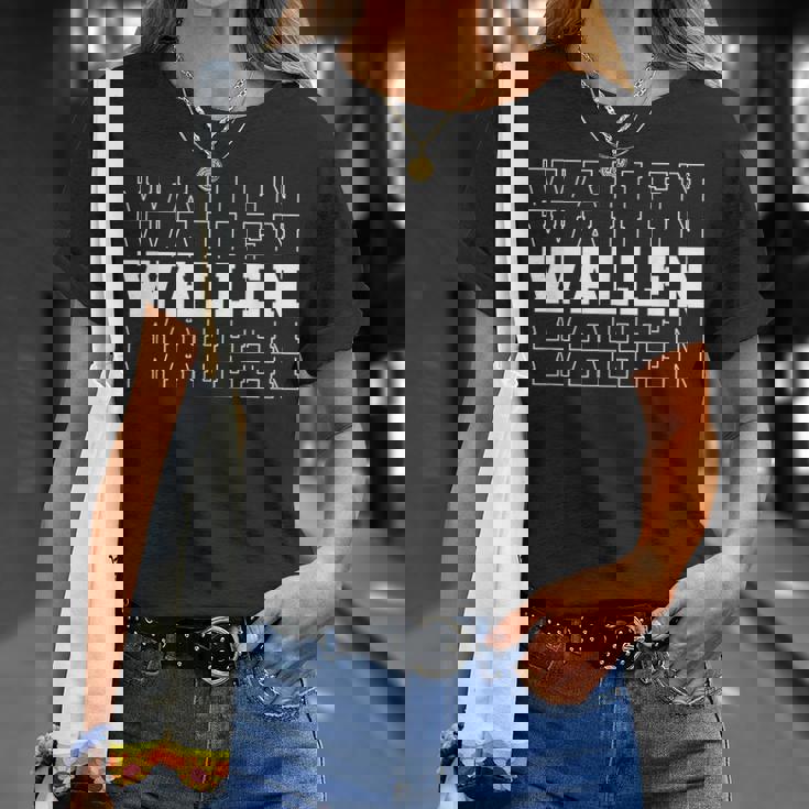 Wallen Family Member Last Name Wallen Funny Last Name Designs Funny Gifts Unisex T-Shirt Gifts for Her Wallen Family Member Last Name Wallen Funny Last Name Designs Funny Gifts Unisex T-Shirt Gifts for Her