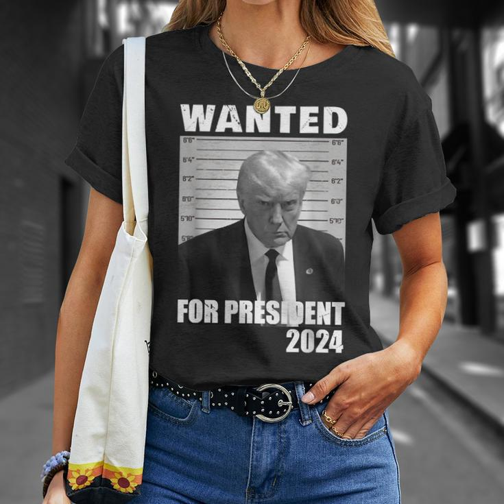 Wanted For President 2024 Trump Hot T-Shirt Gifts for Her