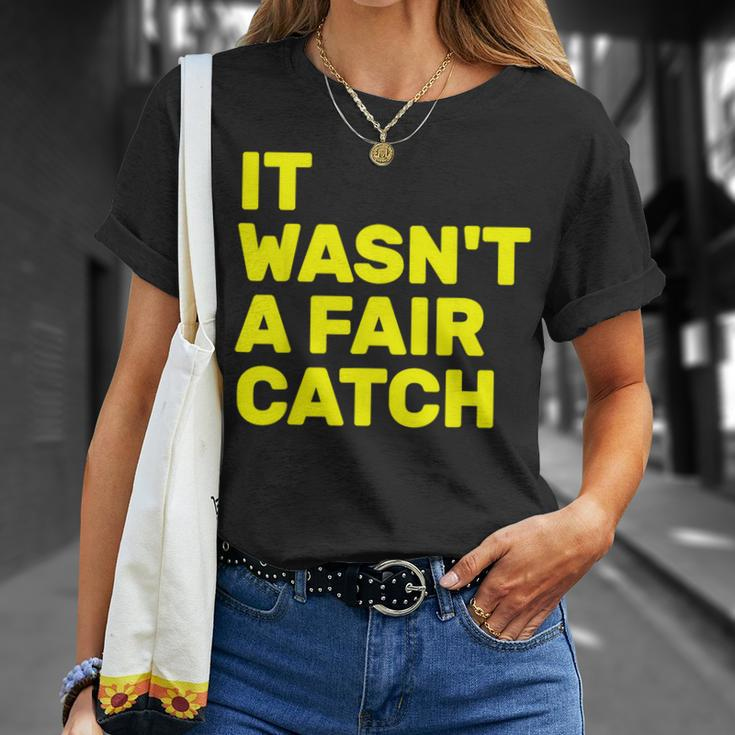 It Wasn't A Fair Catch T-Shirt Gifts for Her