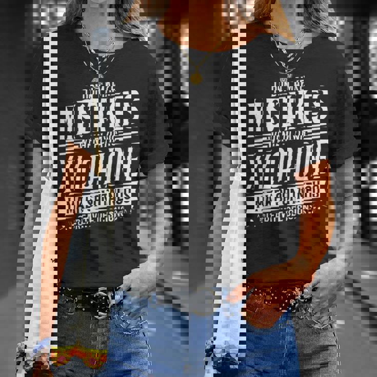 Xylophone Player Musical Instrument Xylophone T-Shirt Gifts for Her