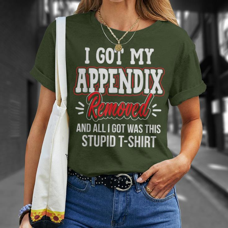 Got Appendix Removed All I Got Stupid Christmas Gag T-Shirt Gifts for Her