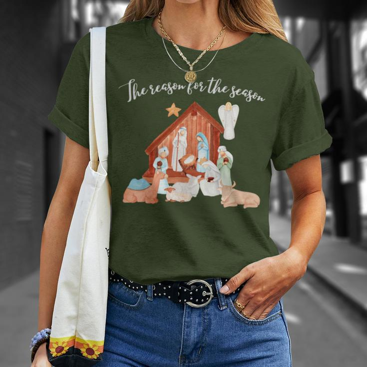 Jesus Is The Reason For The Season Christmas T-Shirt Gifts for Her