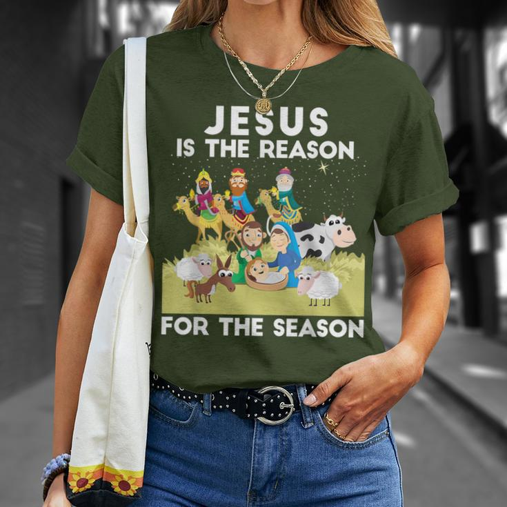 Jesus Is The Reason For The Season Faith In God Christmas T-Shirt Gifts for Her